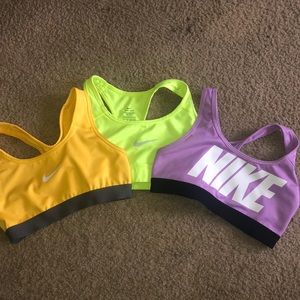 3 Nike Sports Bras